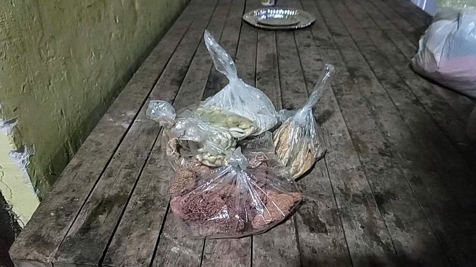Shamli: Raid in Bada Bazaar, team surprised to see remains of banned wild animals at Rajeev Bansal's shop.