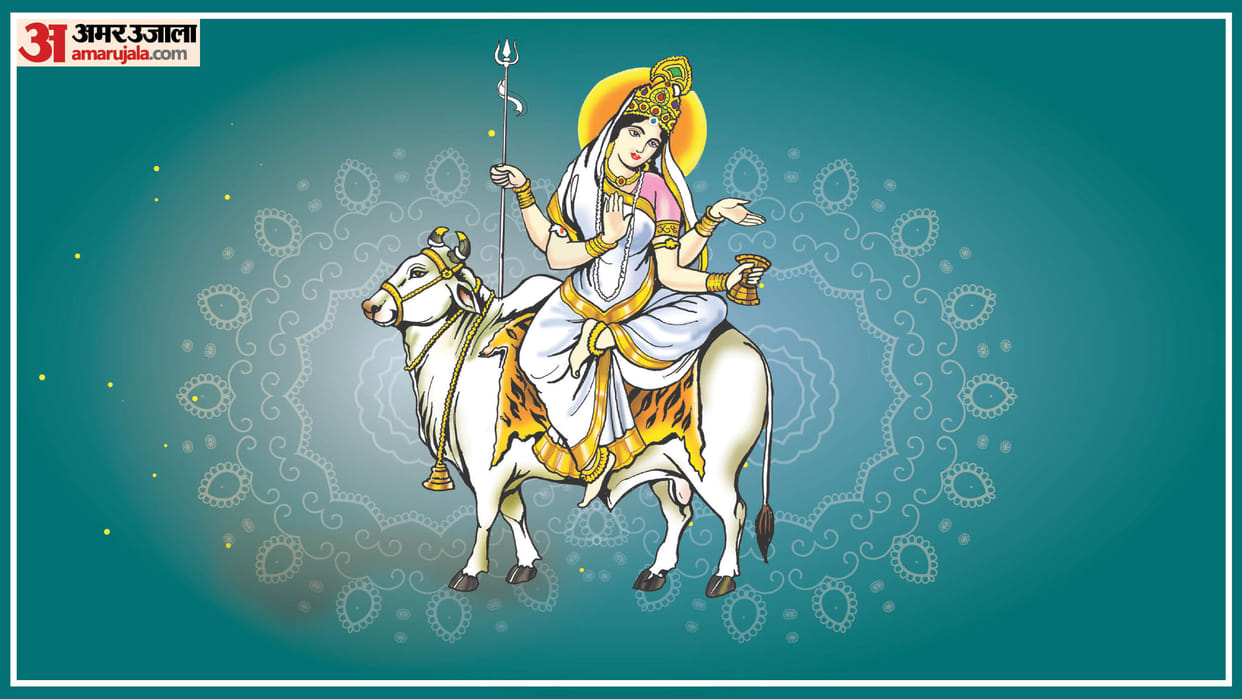 Happy Chaitra Navratri 2025 Day 8 Maa Mahagauri Wishes in Hindi Quotes Images Status