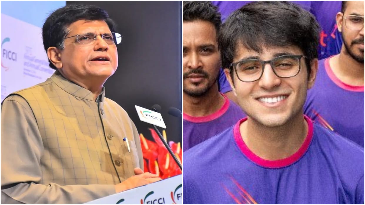Piyush Goyal surrounded raising questions on Indian startups, Zepto co-founder reply - it is easy to criticize