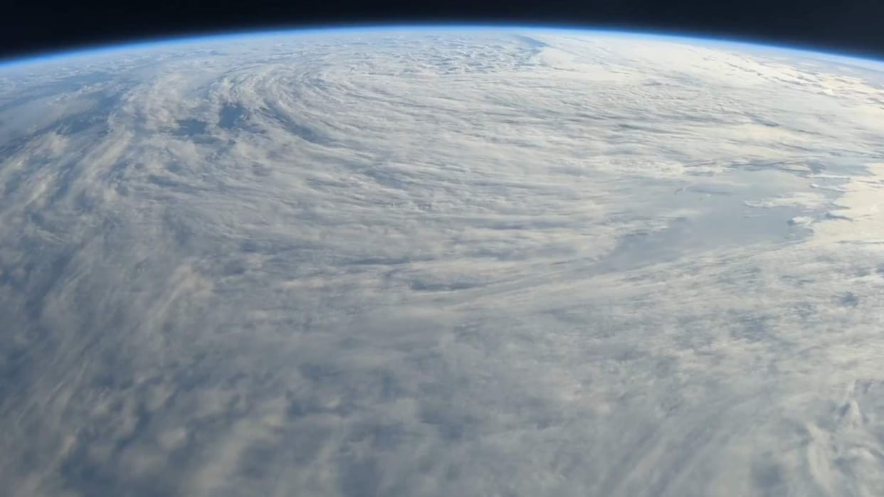 spacex private astronauts made antarctica video from space South Pole