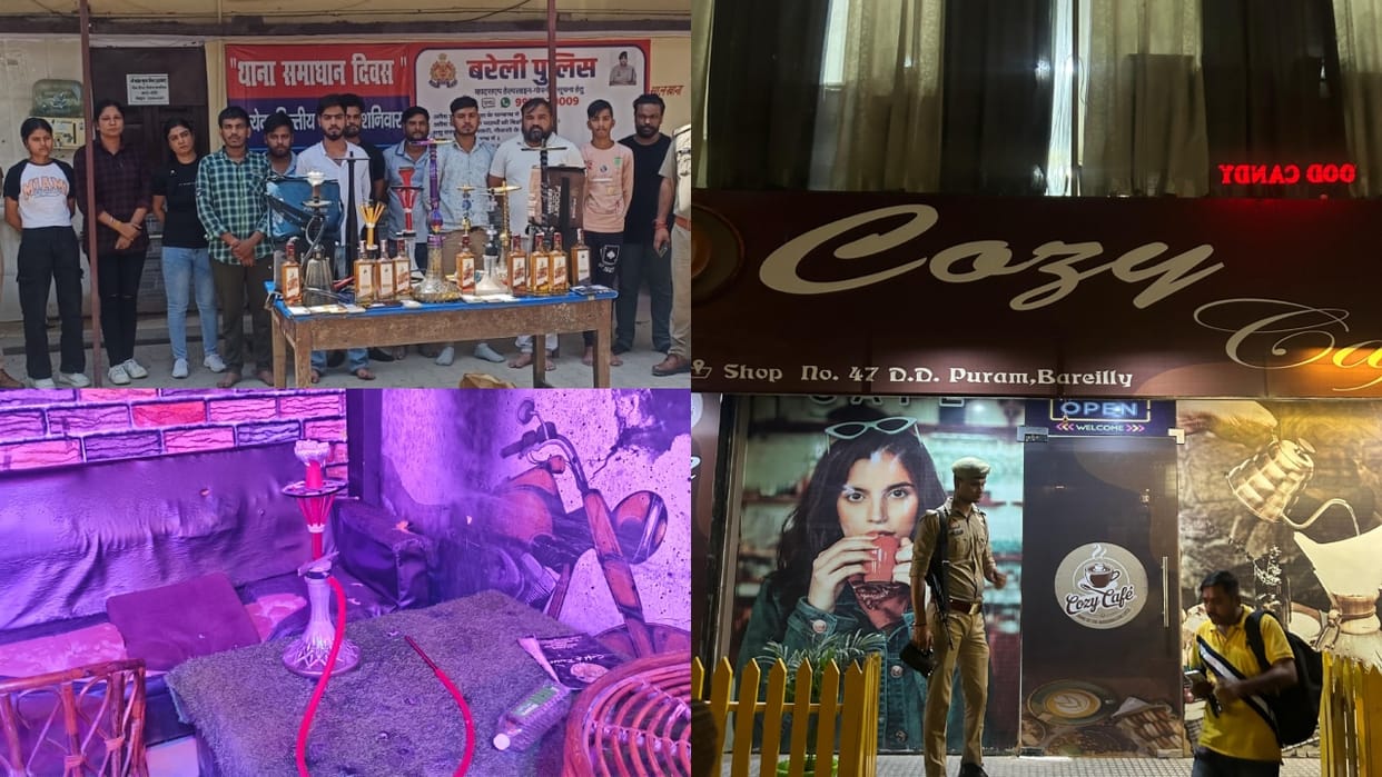 Seven hookah bars and cafes sealed in Bareilly 12 arrested including three women