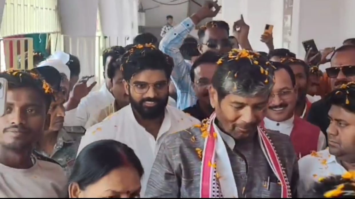 Bihar News : LJP party prince raj targeted chirag paswan Nitish kumar bjp party jdu party darbhanga bihar