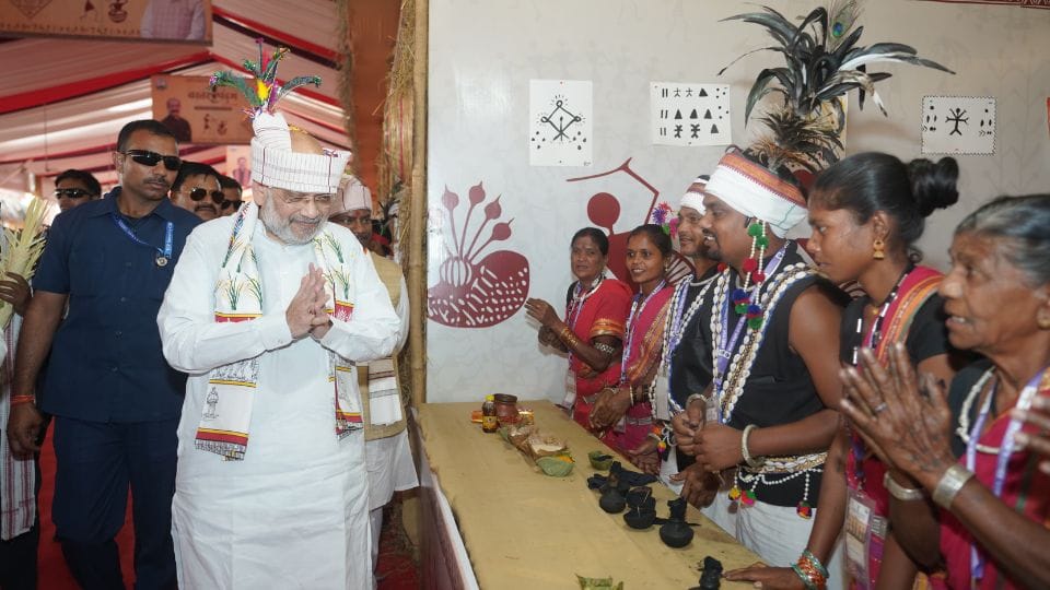 Union Home Minister Amit Shah shared a photo of a Dondra Panchayat on social medida
