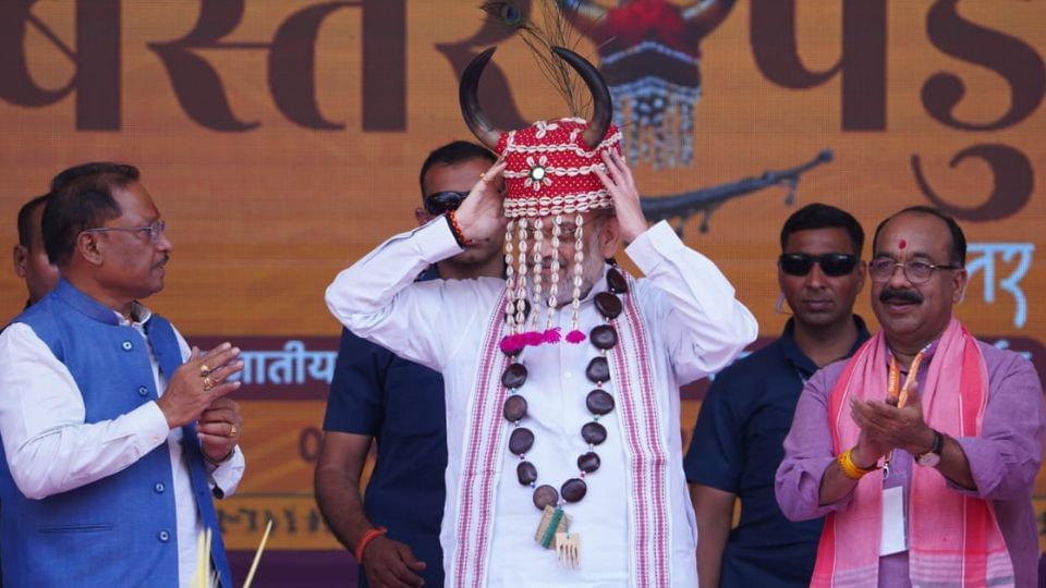 Union Home Minister Amit Shah and CM Sai arrived in Jagdalpur