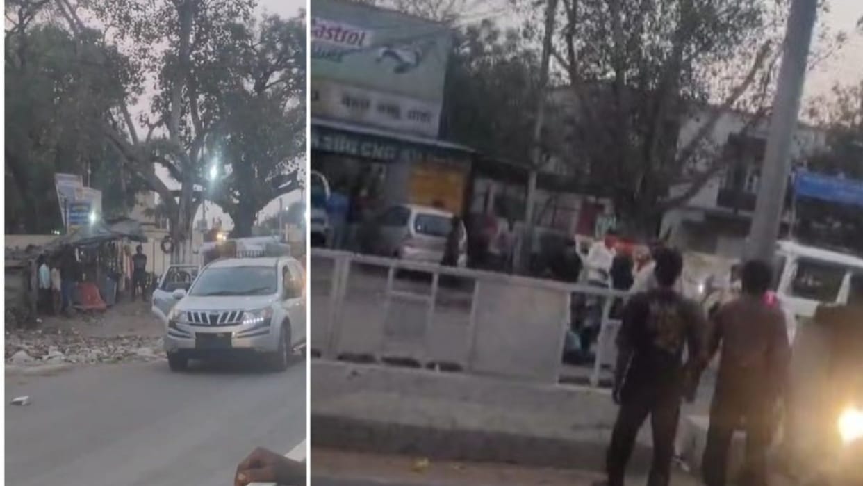 Chhatarpur Crime News Film Style Attack Car Stopped and Looted Lakh Rupees After Brutal Beating