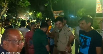 Kanpur Accident Innova was racing with BMW hit the bike rider died police caught him