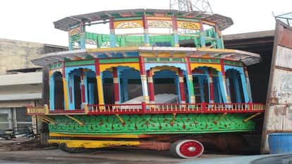 Rath Yatra of Ramchandra Ji with mustache in Hathras