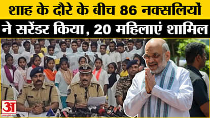 86 Naxalites surrendered in Telangana, 20 women included