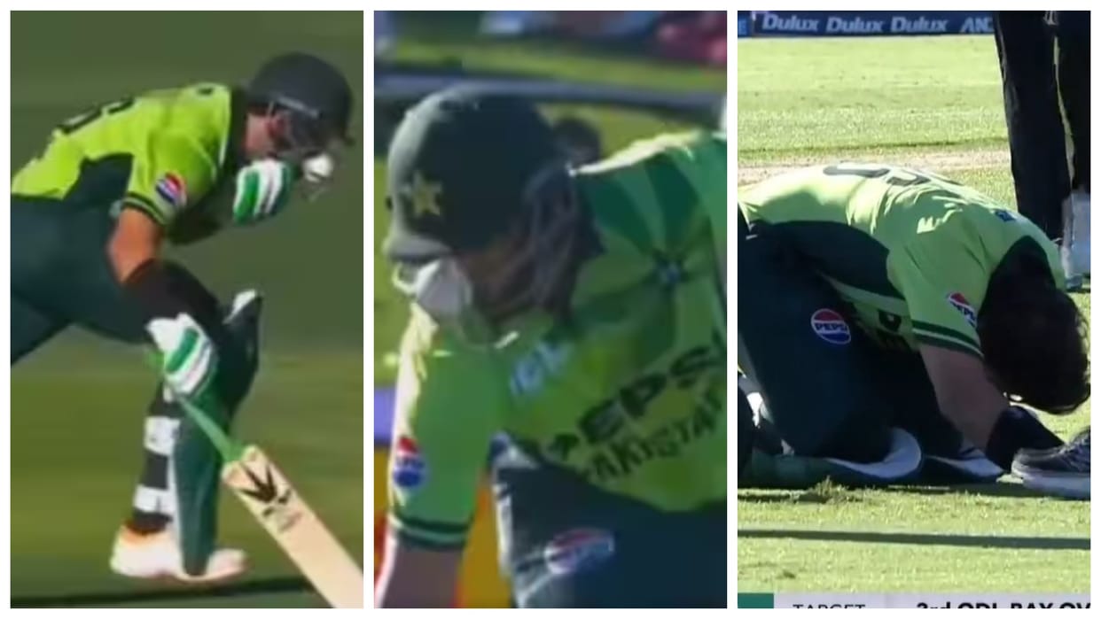 NZ vs PAK 3rd ODI: Imam Ul Haq went out inambulance after hit by ball on face, darkness on field during match