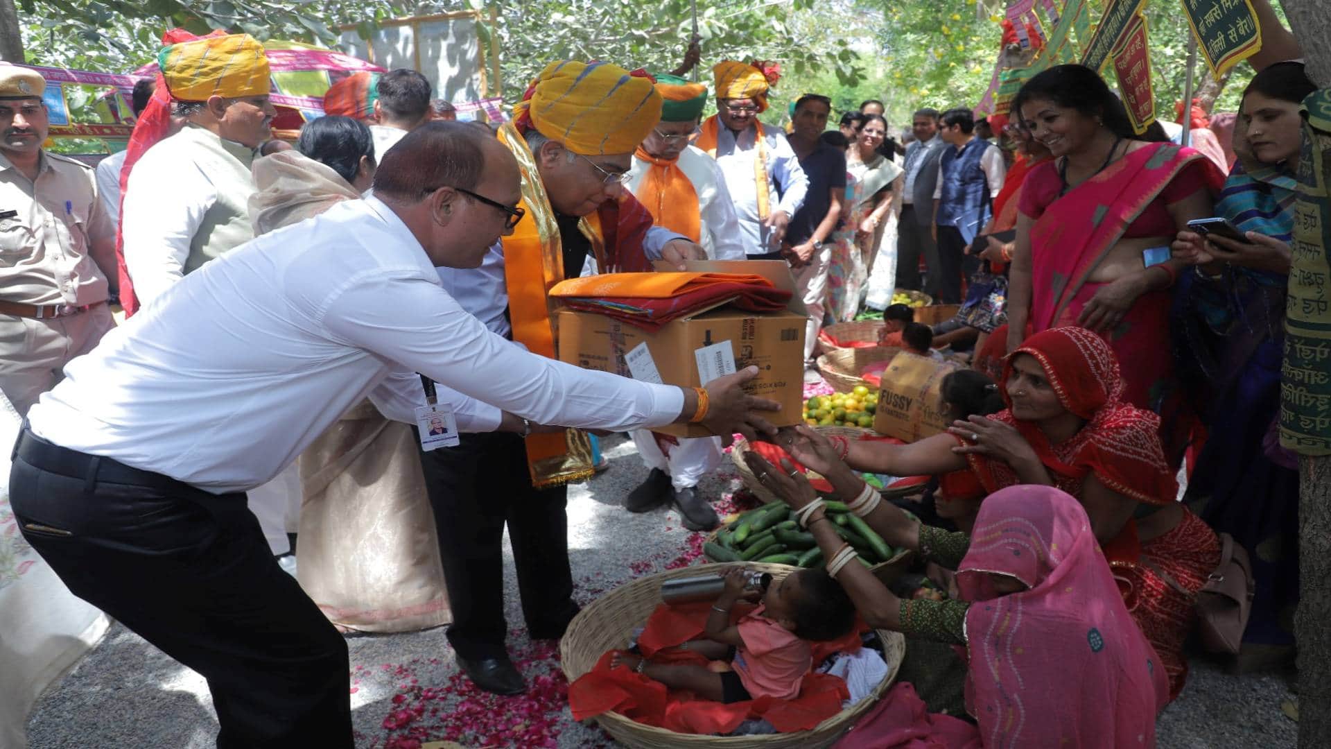 Rajsamand Pipalantri model resonates across world Justice BR Gavai said this is great example of social reform