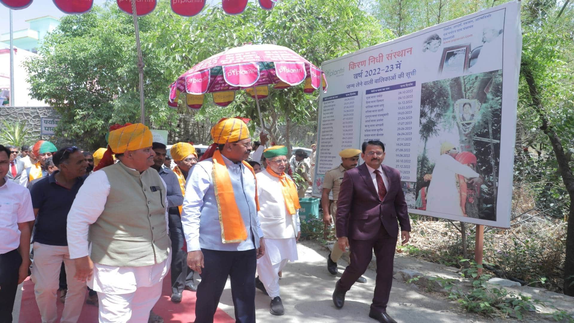 Rajsamand Pipalantri model resonates across world Justice BR Gavai said this is great example of social reform