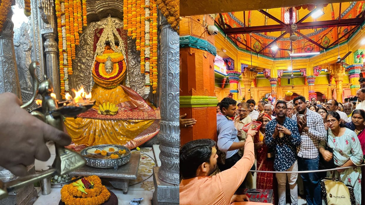 Chaitra Navratri A large number of devotees gathered in the court of Mata Annapurna