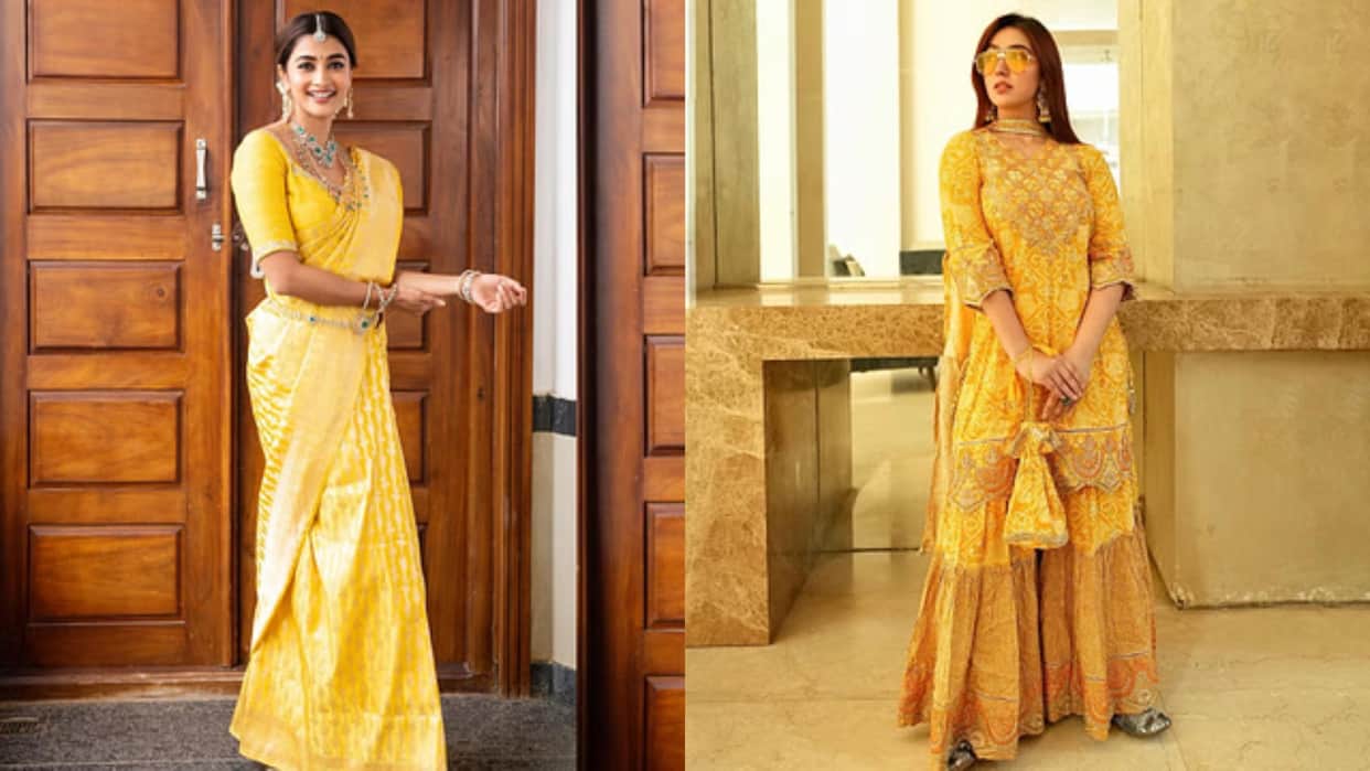 Ram Navami 2025 Trendy Yellow Outfit Ideas For Navami Puja Yellow Dresses For Puja