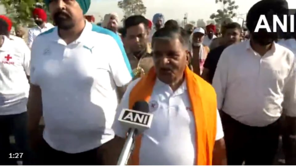 Punjab Governor Gulab Chand Kataria holds Padyatra against drugs in Amritsar