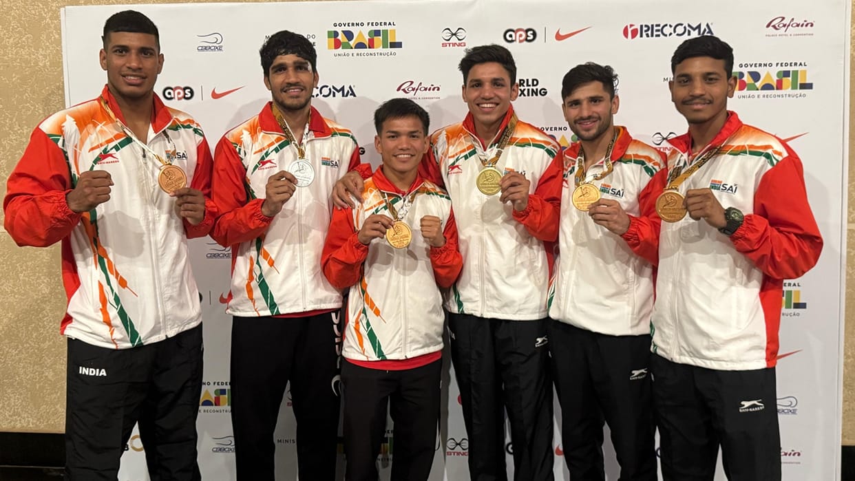 India ends World Boxing Cup campaign on a high with six-medal haul including a gold won by Hitesh