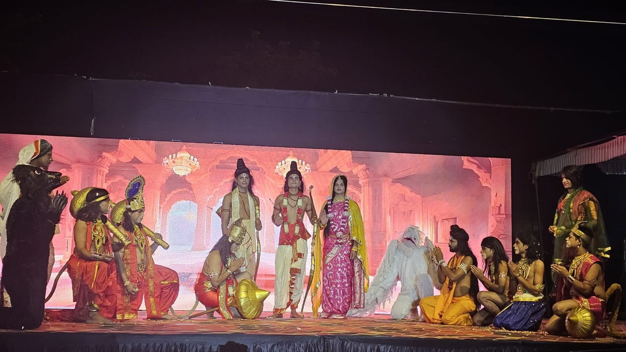 MP News: Shri Ram Navami celebrated with great pomp at ISKCON temple in Bhopal, grand procession taken out
