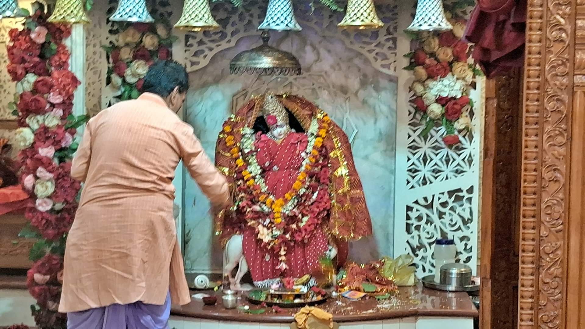 Chaitra Navratri: Devotees gathered in court of Siddhidatri on 9th day Jai Mata Di chant echoed in Muzaffarpur