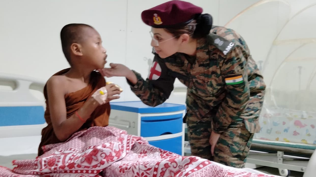 Indian Army's Field Hospital in Myanmar treats  upto 850 patients in 6 days