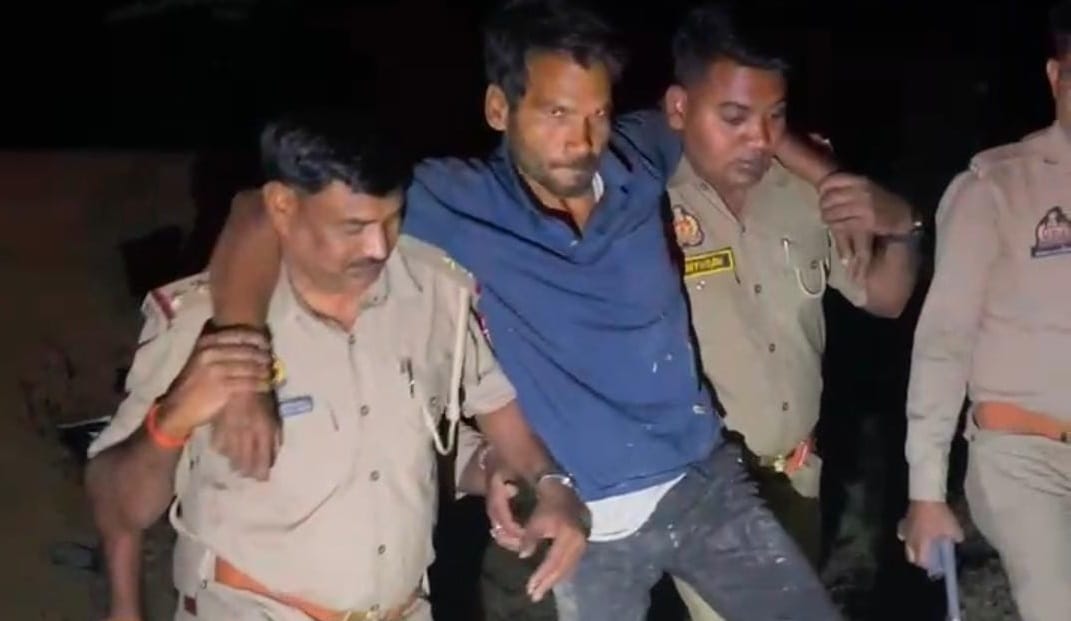 Three vicious criminals arrested in an encounter  one shot in the leg several cases are registered