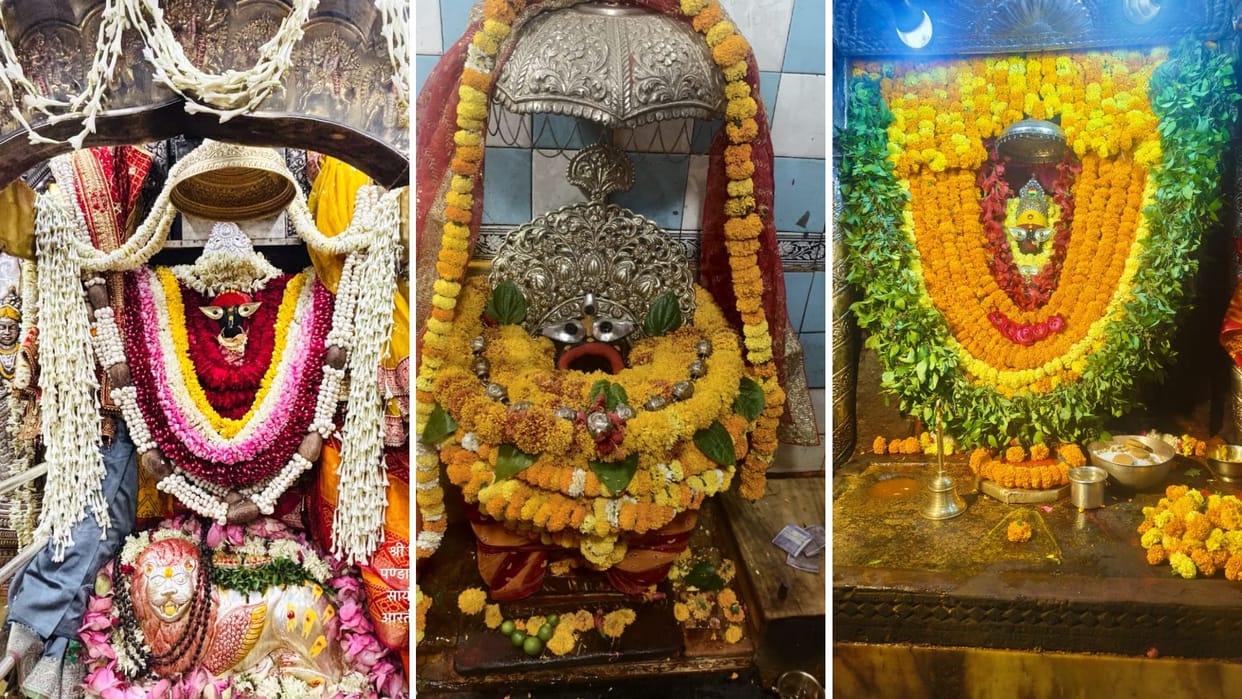 huge crowd of devotees gathered in Vindhyachal visited the mother on navaratri
