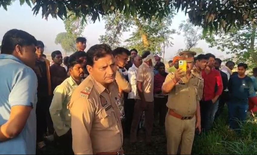 body of young man was found hanging from tree in village