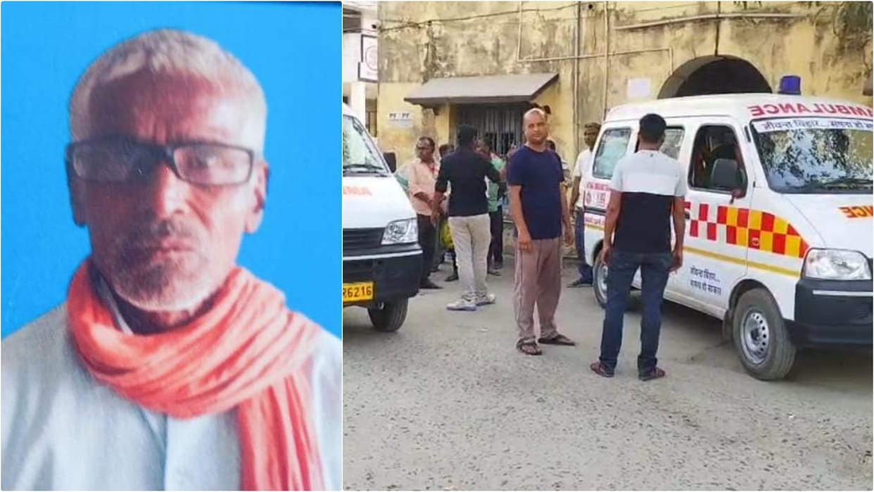 Muzaffarpur: Grandfather and grandson who went out to buy vegetables were hit by bike, old man died