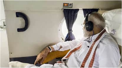 When Ramlala Surya Tilak was being done in Ayodhya PM Modi visited Ram Setu See video