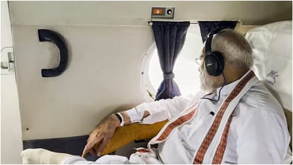 When Ramlala Surya Tilak was being done in Ayodhya PM Modi visited Ram Setu See video