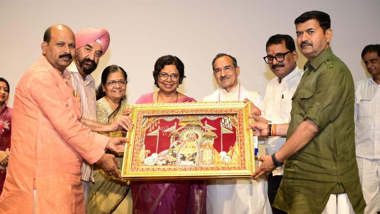 Jaipur News: National Commission for Women Chairperson Vijaya Felicitated, Praises CM and State BJP President