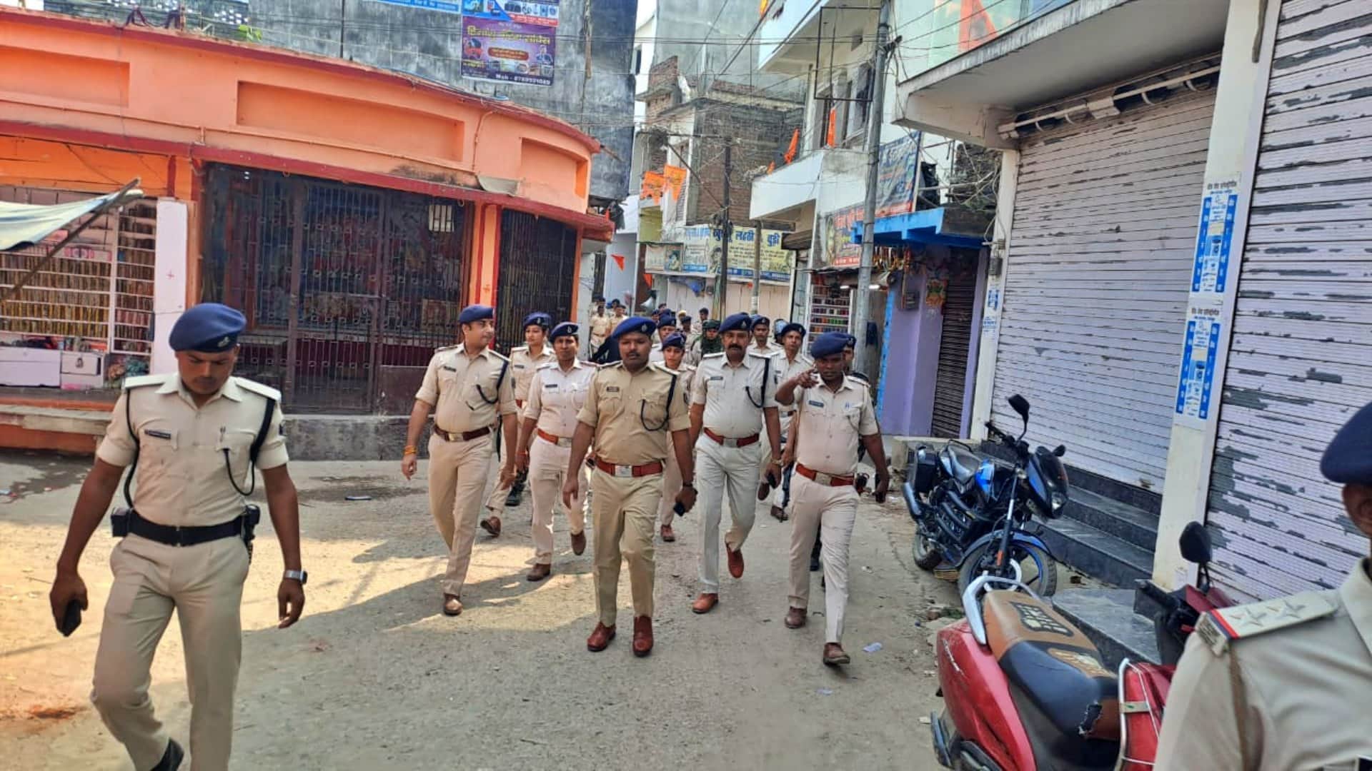 Ram Navami: High alert regarding security arrangements in Madhubani, drone surveillance from city to border