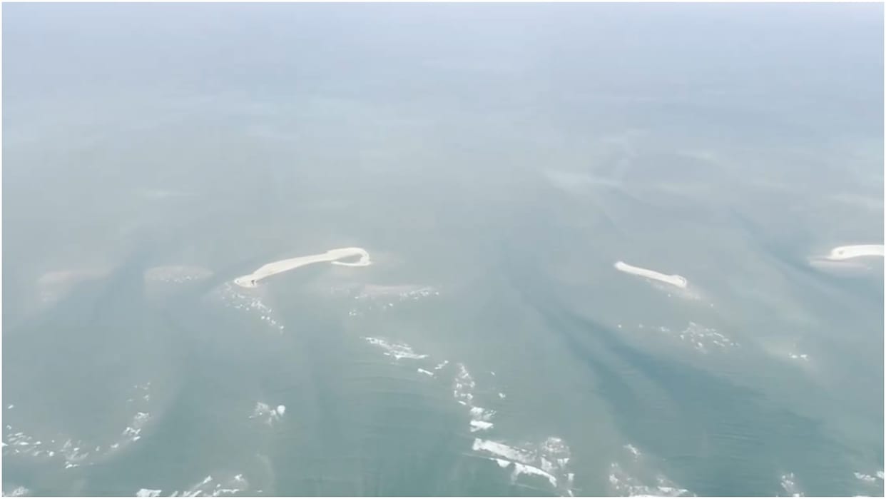 When Ramlala Surya Tilak was being done in Ayodhya PM Modi visited Ram Setu See video