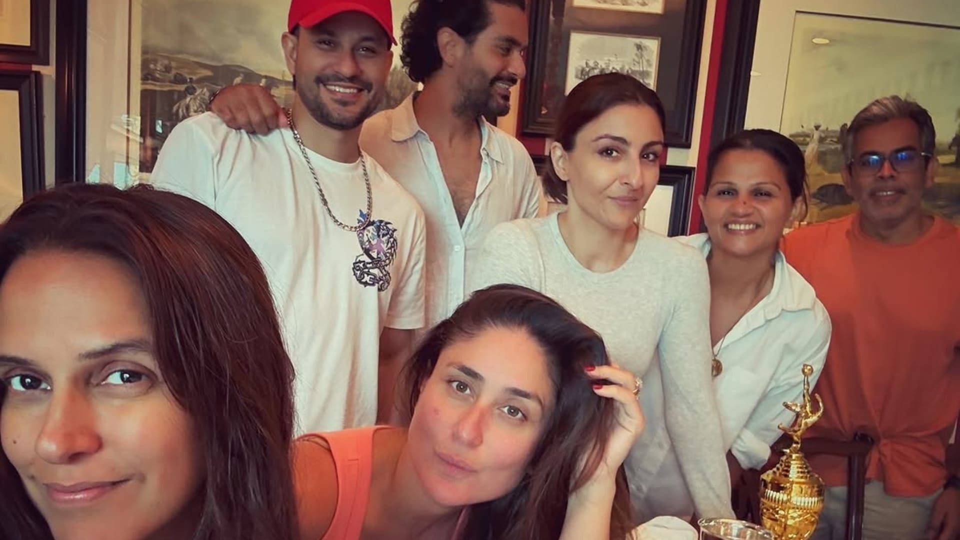 Kareena Kapoor Khan Enjoys Sunday Reset Lunch With Chhorii 2 Soha Ali Khan Kunal Kemmu Angad Bedi Neha Dhupia