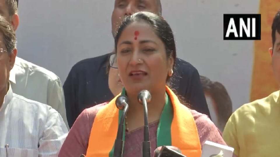 Delhi Chief Minister Rekha Gupta attended the BJP Foundation Day celebrations