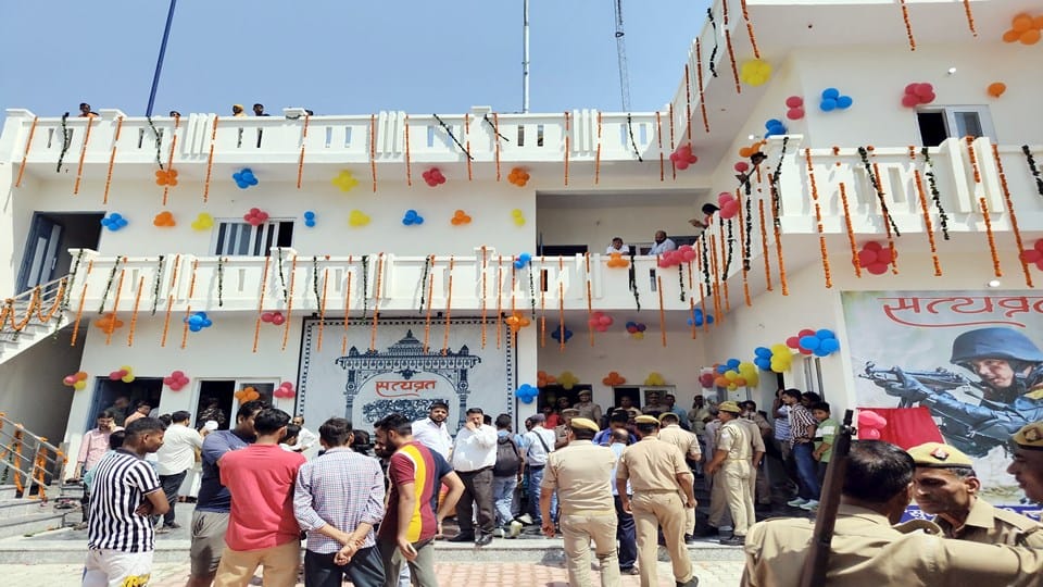 Sambhal: Satyavrat police post completed in just 99 days, foundation laid after violence