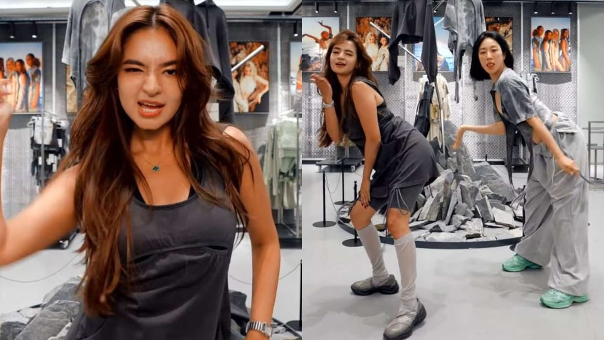 Anushka Sen dance with south korean dancer video goes viral