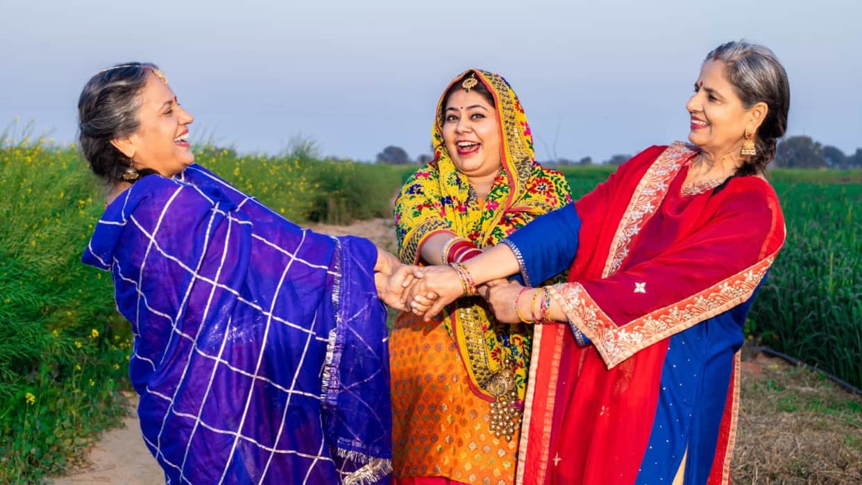 Trendy ethnic Suit For Baisakhi 2025