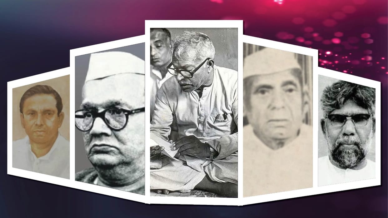 Bihar Elections Party Politics Chief Minister changes after Independence Congress to SSP Coalition Presidents
