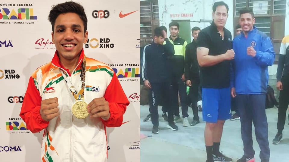 Hitesh Gulia from Jhajjar won gold medal in World Boxing Cup in Brazil