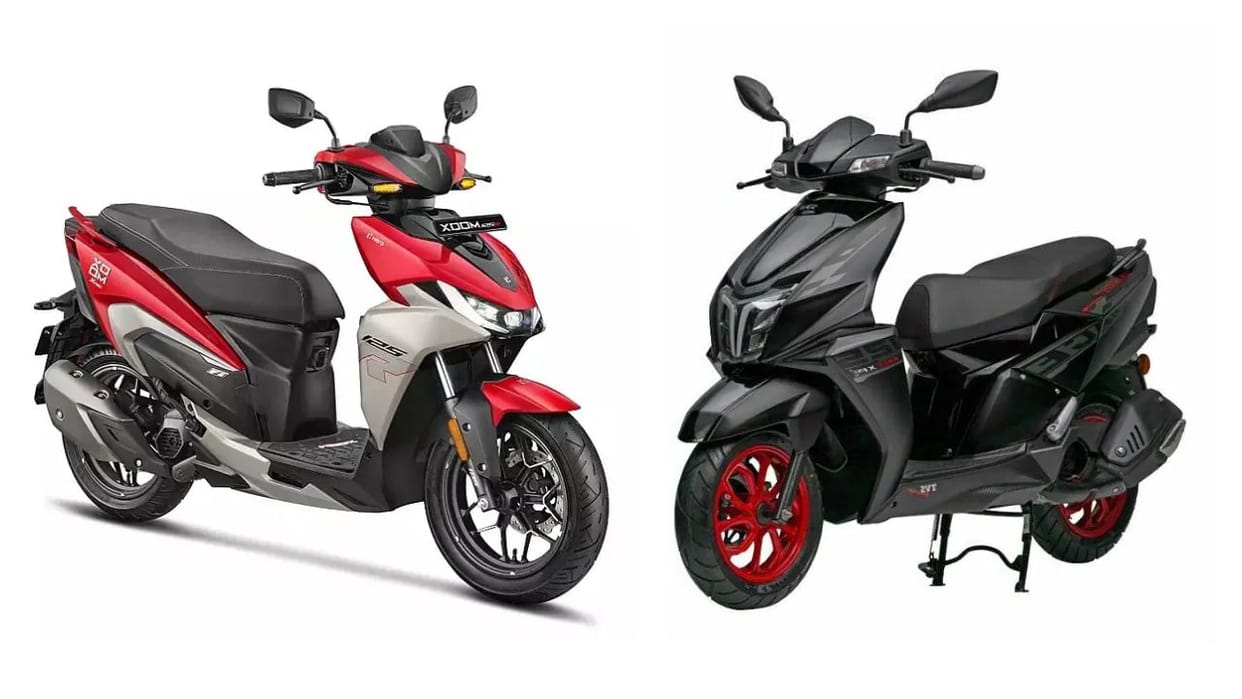 Hero Xoom 125 Vs TVS NTorq 125 comparison price features engine specifications details