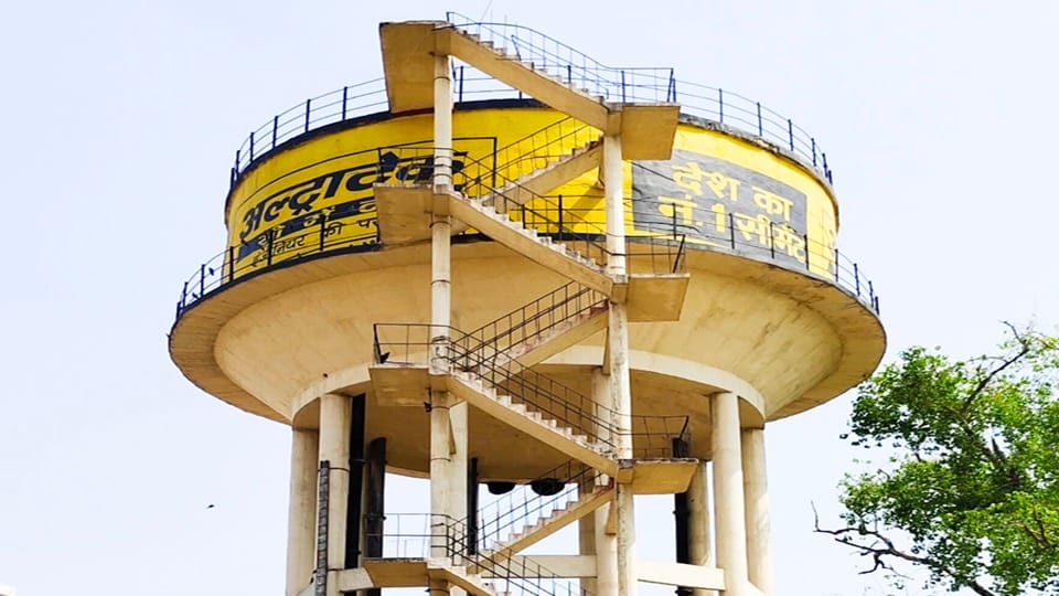 The tank was built in 1995. Nine villages did not get water even after 30 years