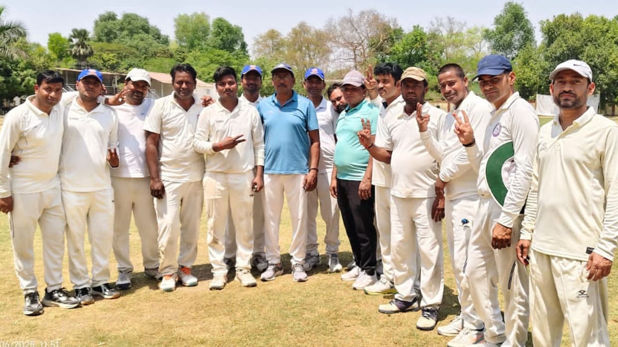 sports news Cricket Akhil innings of 97 runs in 65 balls gave Electricity Department two points