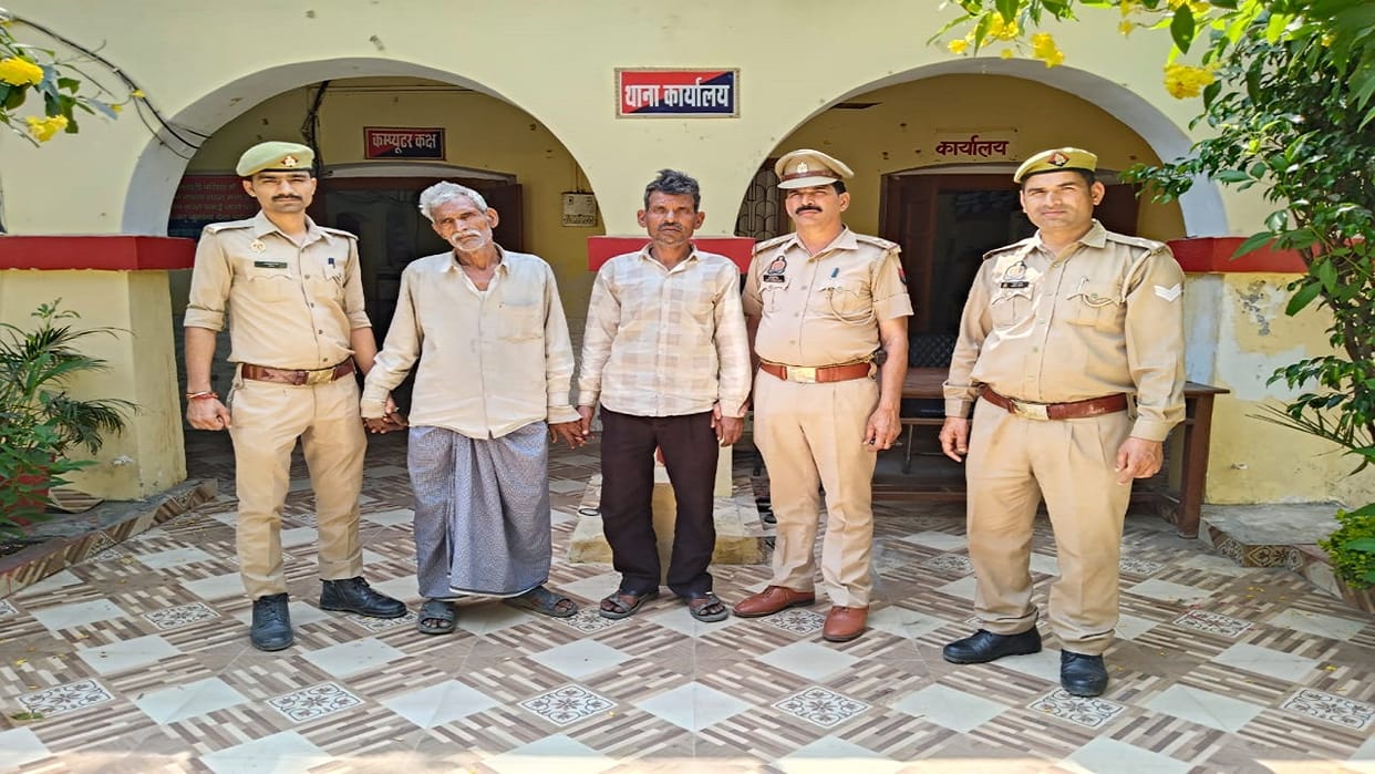 Uncle killed for not giving wheat accused nephew arrested in shahjahanpur