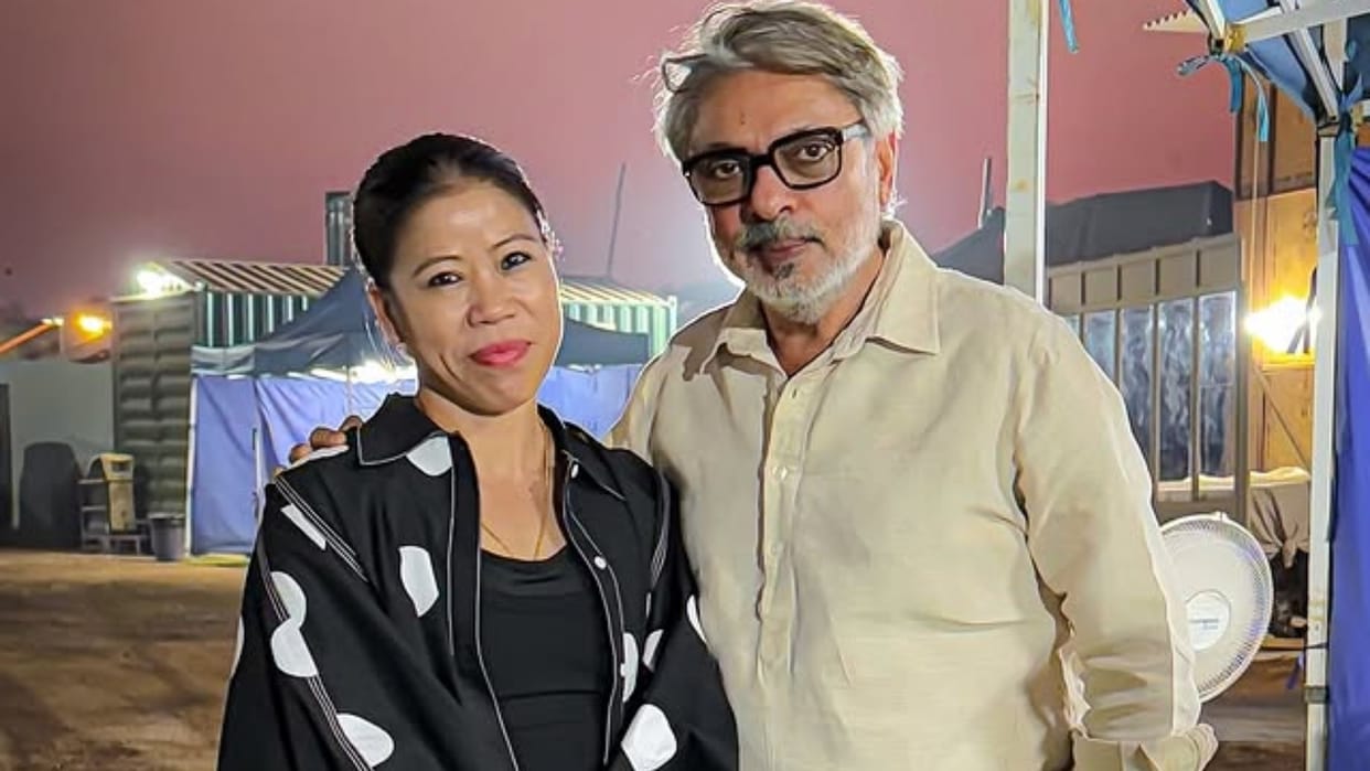 Indian Boxing Champion Mary Kom Share Picture With Sanjay Leela Bhansali Plans For Biopic Second Part