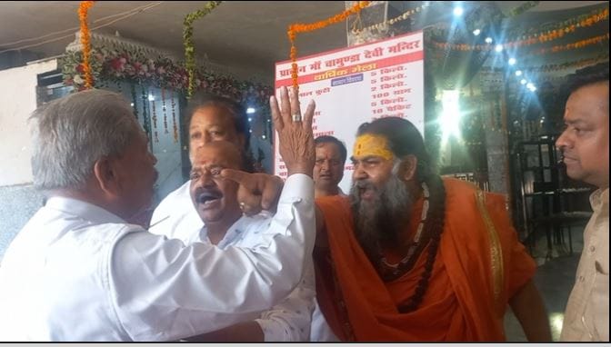 Controversy over offerings in ancient Maa Chamunda Devi temple located in Rajamandi