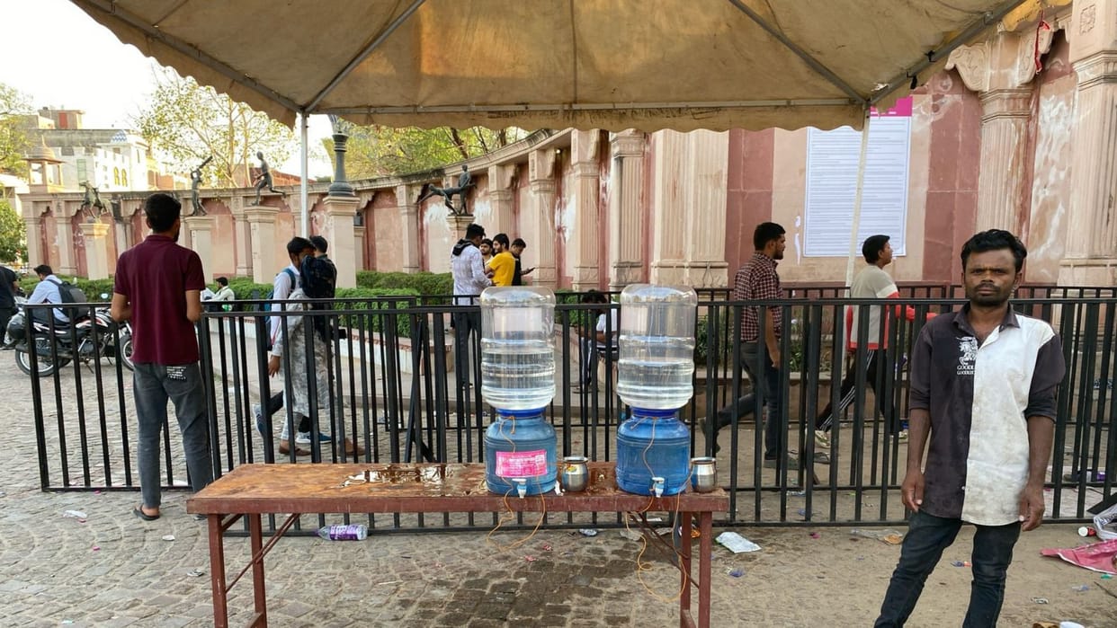 Sports Minister took steps to provide relief from heat in Jaipur
