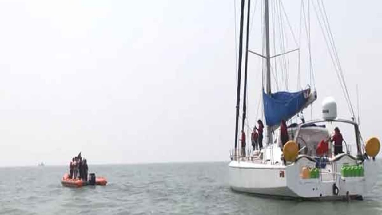 Tri-service all-women crew sets off for a 55-day sailing expedition to Seychelles, News in Hindi