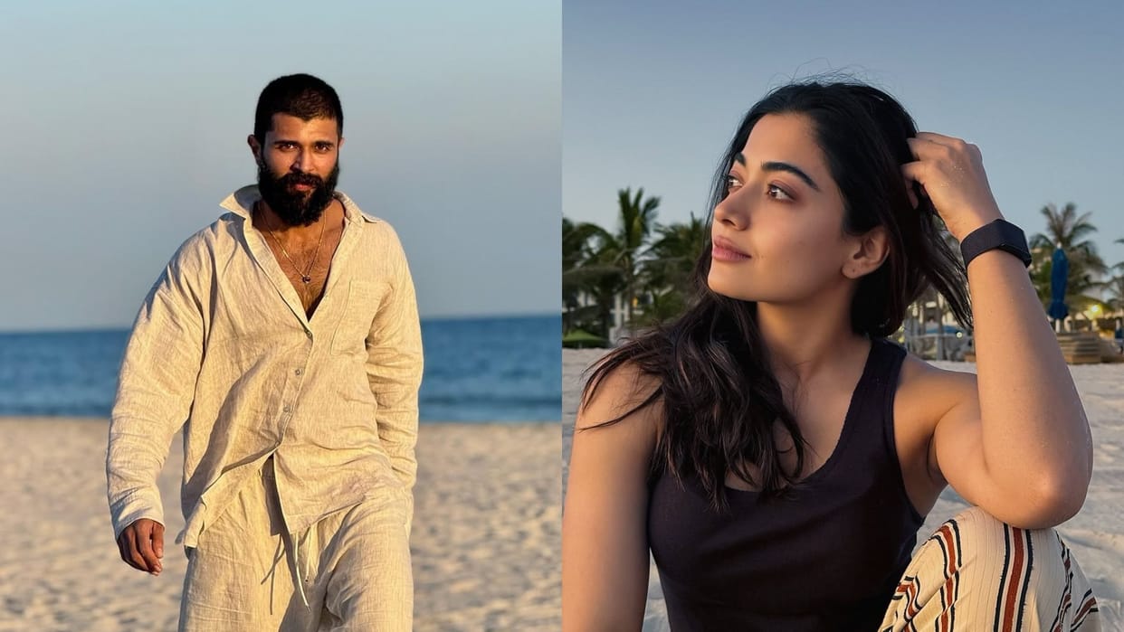 Rashmika mandanna celebrates her birthday with vijay devarakonda says netizens