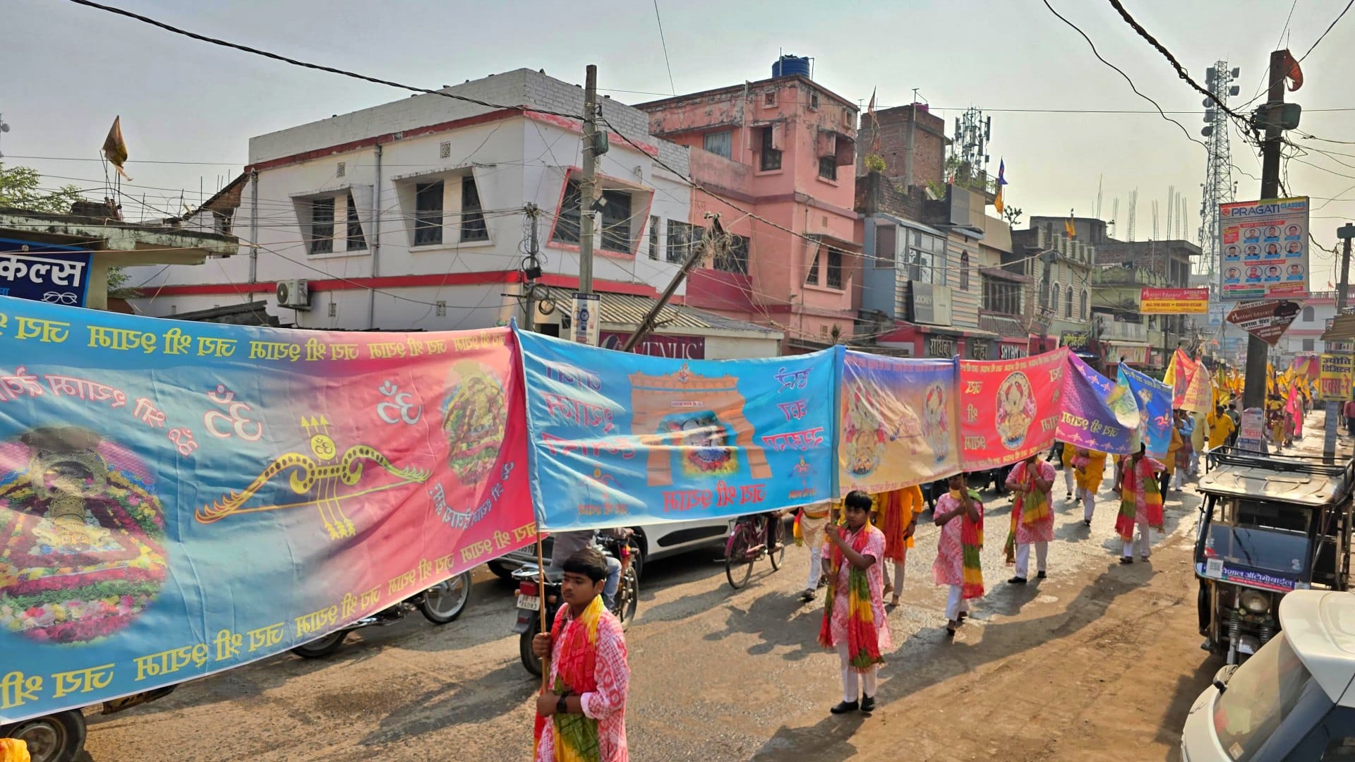 Bihar News: Khatu Shyam Mahotsav started in Saharsa, city echoed with grand 251 feet Nissan Yatra and tableau
