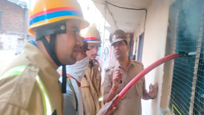 Kanpur: Fire broke out in cardboard factory due to short circuit