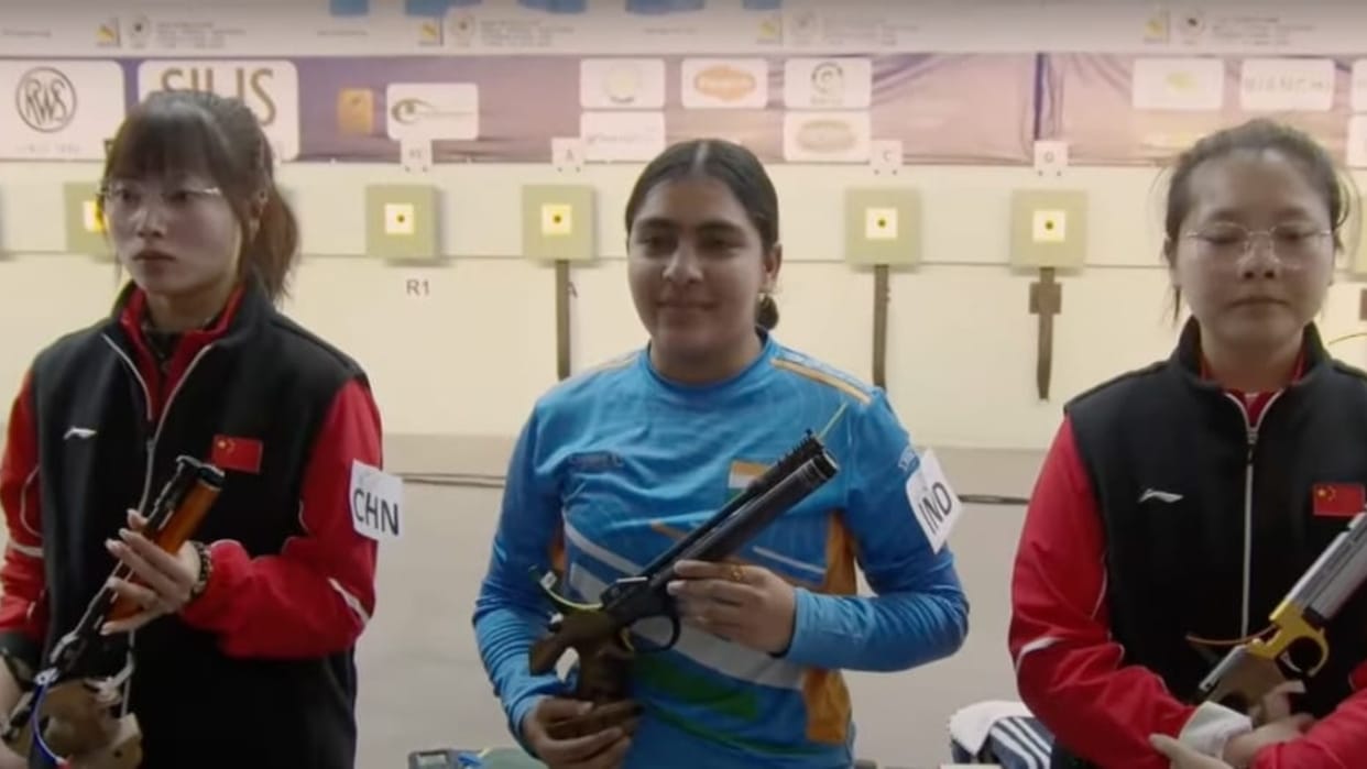 Indian shooter Suruchi Inder Singh clinch her maiden ISSF World Cup Gold medal in women's 10m air pistol event
